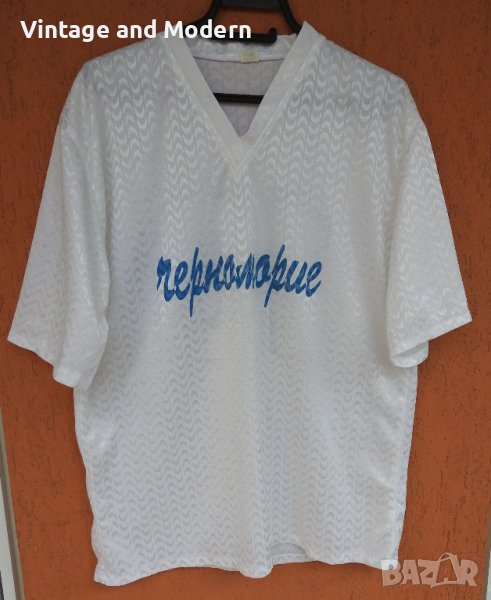 Ретро футболна тениска Черноморие (L), снимка 1