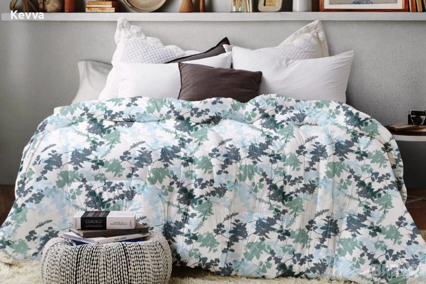 Двуцветна олекотена завивка 1, снимка 1