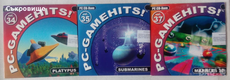 Неразпечатани дискове PC-gamehits Platypus Submarines Marbles 3D PC game hits, снимка 1
