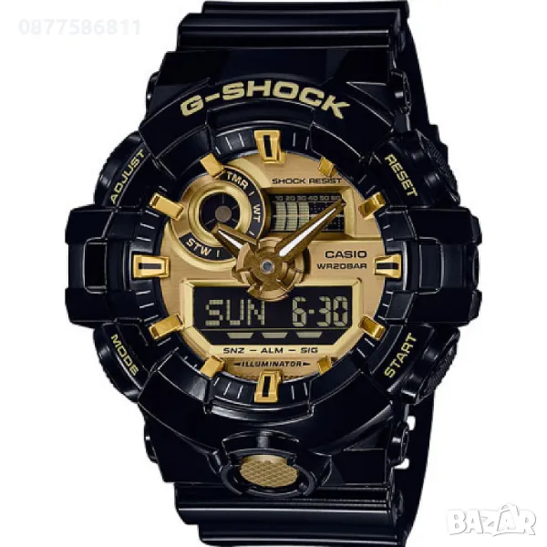 НОВ CASIO G-SHOCK GA-710GB-1AER. ЧАСОВНИК КАСИО GA-710GB GA710GB, снимка 1