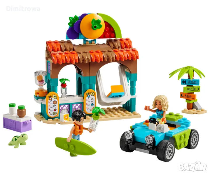 LEGO Friends 42625 - Щанд за шейкове на плажа, снимка 1