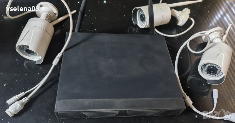  nvr с 4 охранителни камери, снимка 1