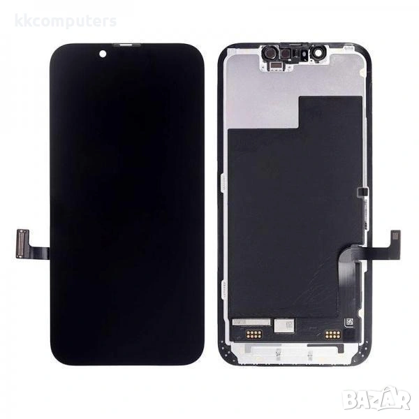 GX OLED Съвместим LCD Дисплей за iPhone 13 Mini 5.4 + Тъч скрийн / Черен / Баркод : 484312, снимка 1