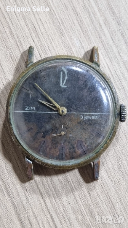 Винтидж механичен часовник ZIM , снимка 1