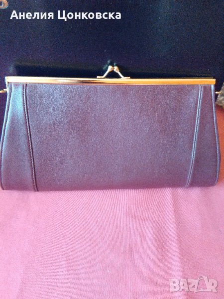 Нова ретро чанта ест.кожа цвят бордо, снимка 1