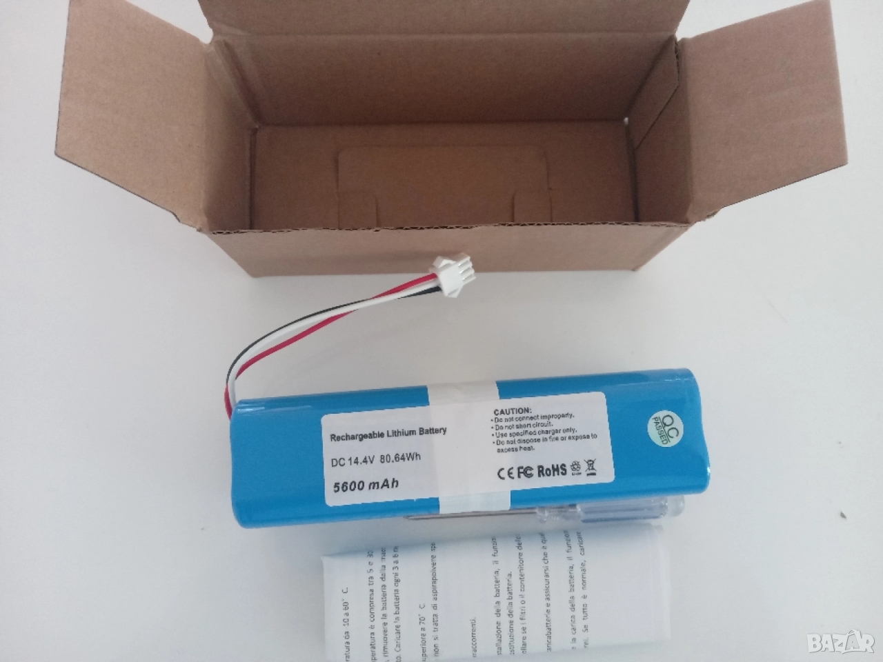 Нова батерия T-4S2P-A (14.4V, 5600mAh) за роботи прахосмукачки Ultenic, Xiaomi, Dreame, снимка 1