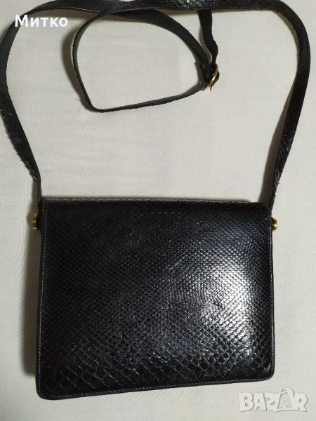 Дамска чанта "JACOB", естествена змийска кожа., снимка 1