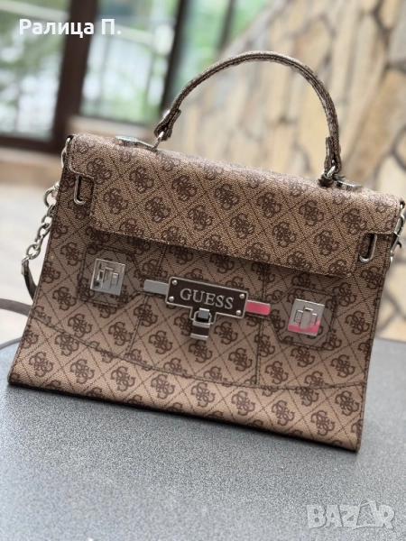 Голяма дамска чанта GUESS , снимка 1