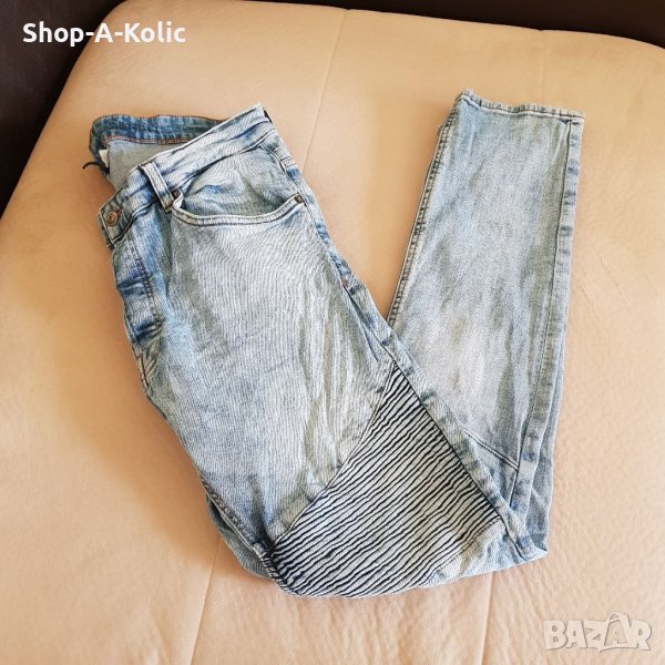 H&M Divided Denim Jogger Pants Joggers Skinny Biker Jeans, снимка 1