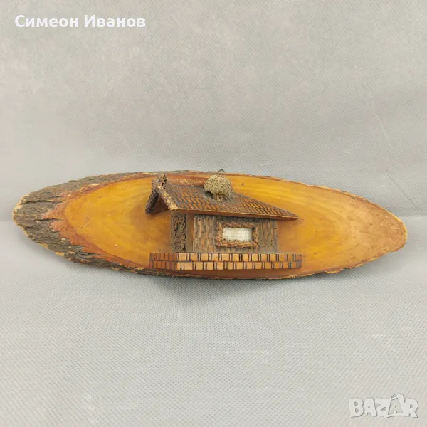 Интересна стара дървена декорация #1950, снимка 1