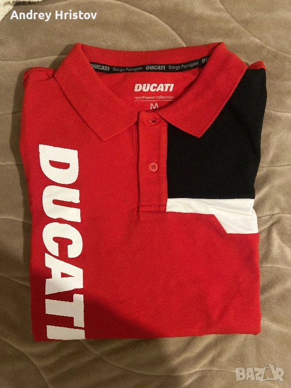 Тениска с яка DUCATI CORSE, снимка 1