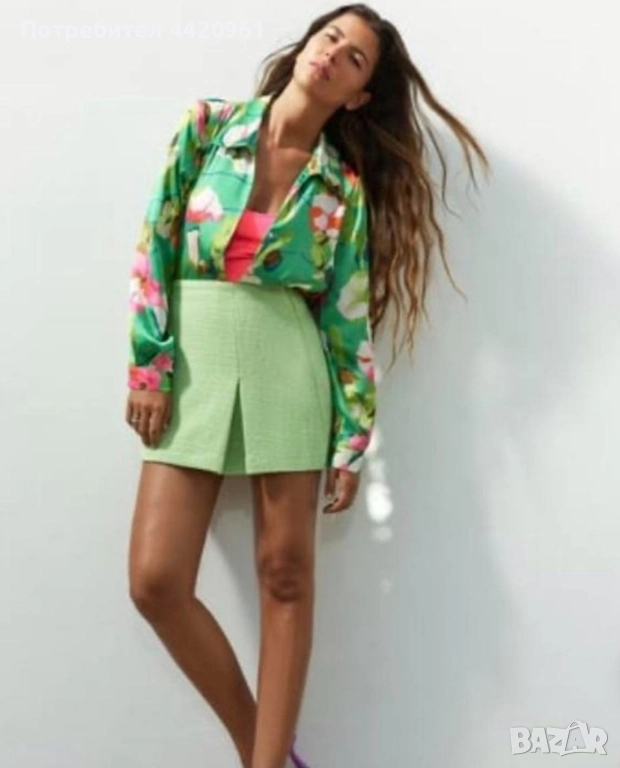 Мини пола от букле на Зара, снимка 1