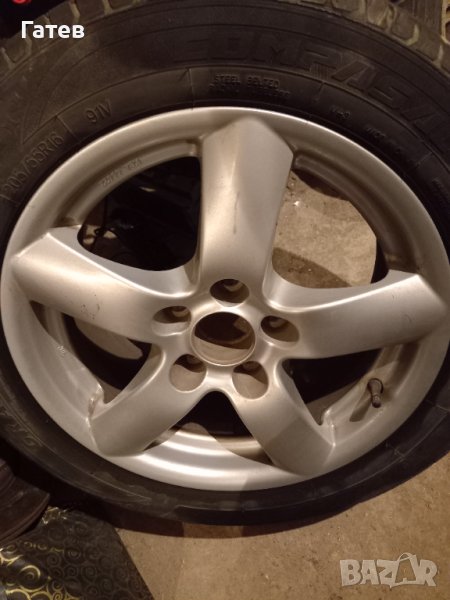 Джанти 5/110/16 с гуми 205/55/16, снимка 1