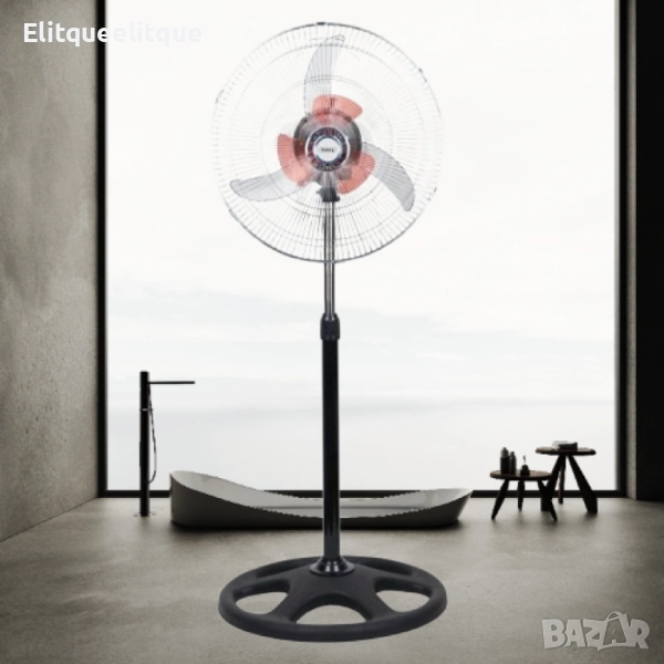 Вентилатор Rosberg, 60W, 46см., с двойна перка, снимка 1