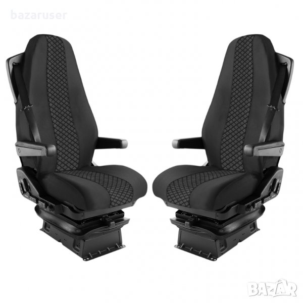 Кожена Тапицерия VolvoTrucks SS /черно, снимка 1