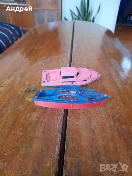 Стара играчка лодка,катер #5, снимка 1