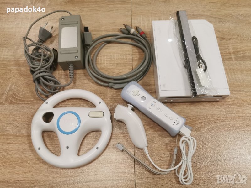 Пълен комплект хакната Wii + 16 игри и аксесоари, снимка 1