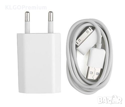 Кабел Зарядно Адаптер Захранване за iPhone Ipod ipad 2g 3g 3gs 4 4s, снимка 1