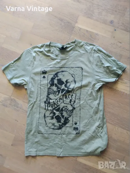 Тениска POKERFACE. размер М. SMOG Бангладеш., снимка 1