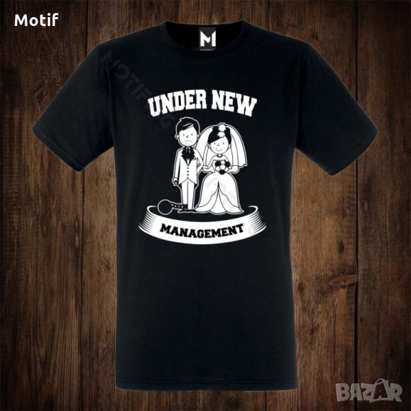 Мъжка тениска с щампа за ергенско парти, снимка 1