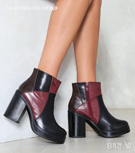 Дамски Зимни Боти На Ток Код S30, снимка 1