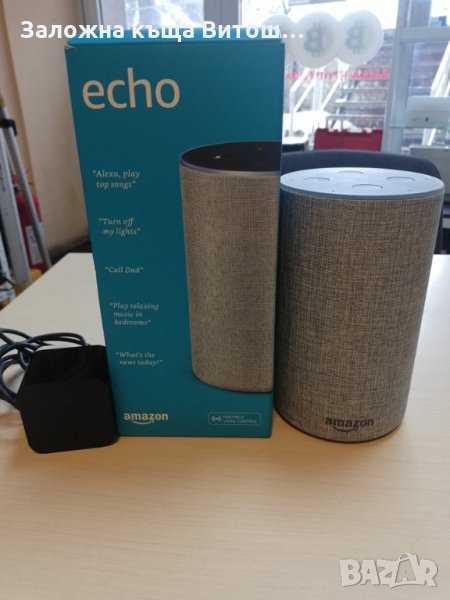 Bluetooth Колона Amazon Echo 2nd gen, снимка 1