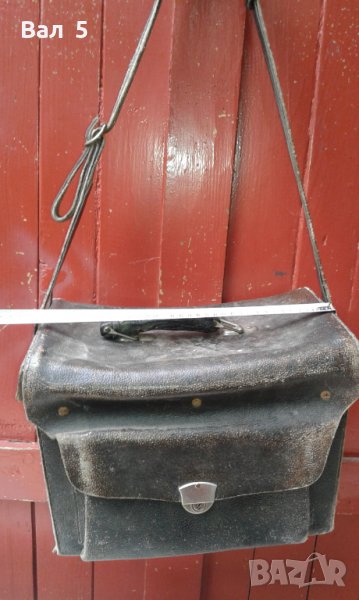 Стара кожена медицинска , лекарска , докторска чанта, снимка 1