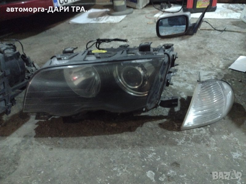 Ляв ксенонов фар за БМВ Е-46 2000г., снимка 1