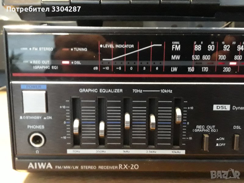 AIWA усилвател Japan , снимка 1