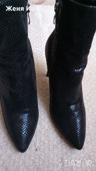 Дамски ботуши на висок ток, снимка 1