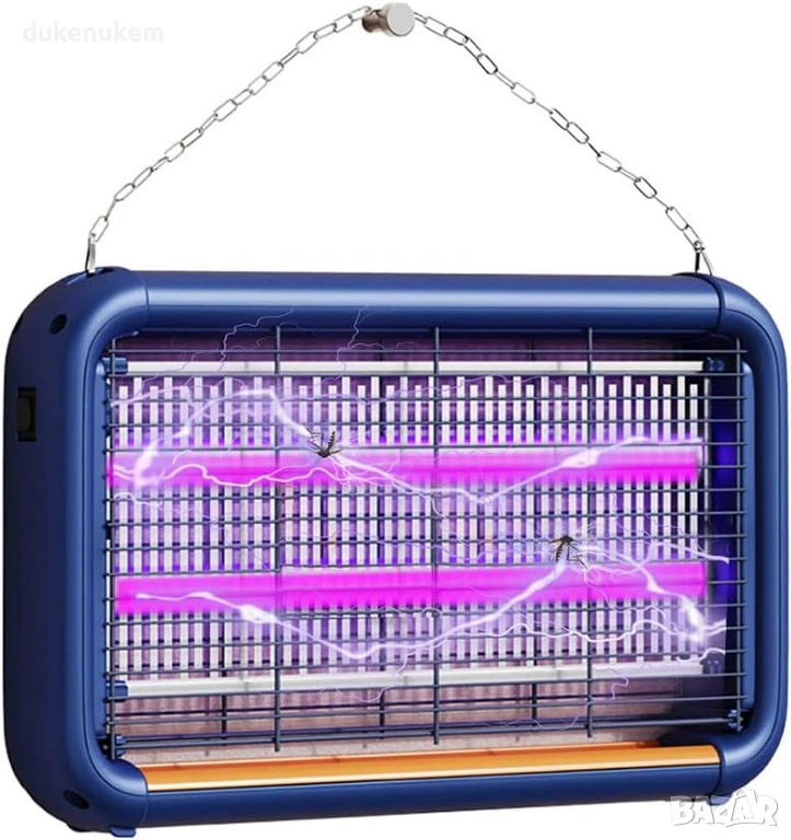 Електрическа лампа против комари и мухи, UV, снимка 1