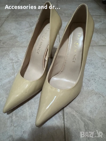 Токчета Eva Minge / телесен цвят, снимка 1