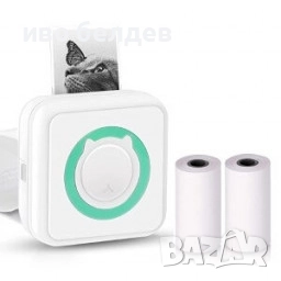 Преносим фото принтер, използващ термичен печат., снимка 1