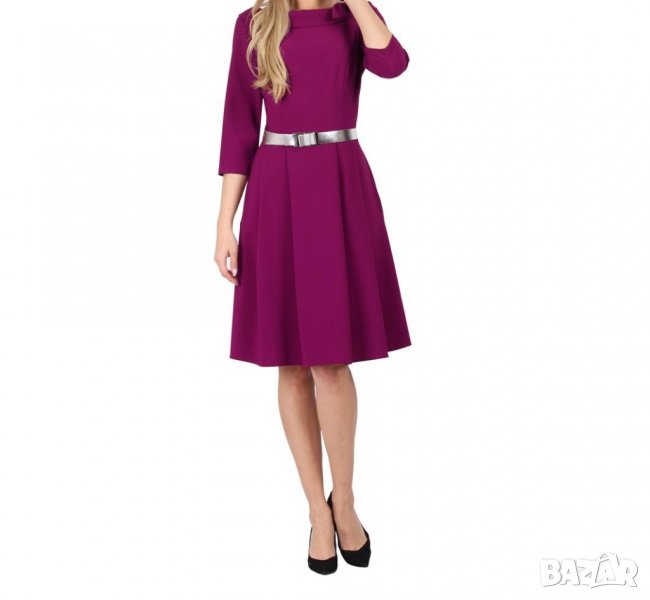 Рокля в цвят циклама марка Margo Collection EU 48, снимка 1
