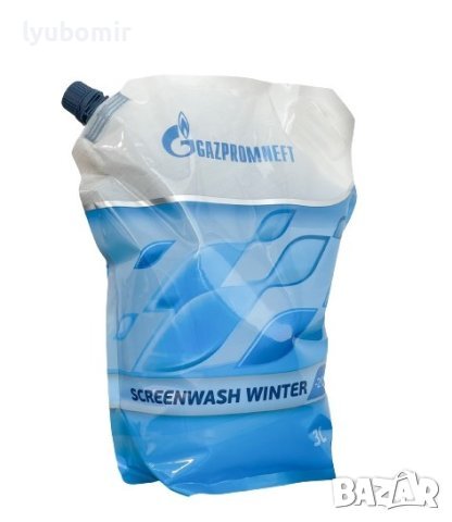 Зимна течност за чистачки Gazprom Screenwash Winter (-20C), 3л, снимка 1