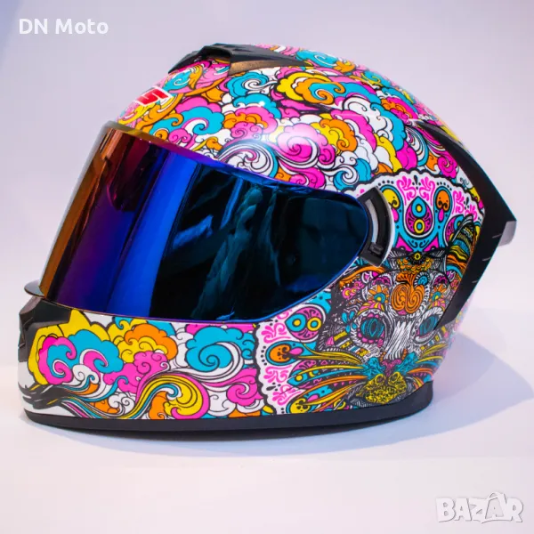 Каска за мотор пистов , скутер , ел. тротинетка др. ( Размер M 56-57 ), снимка 1