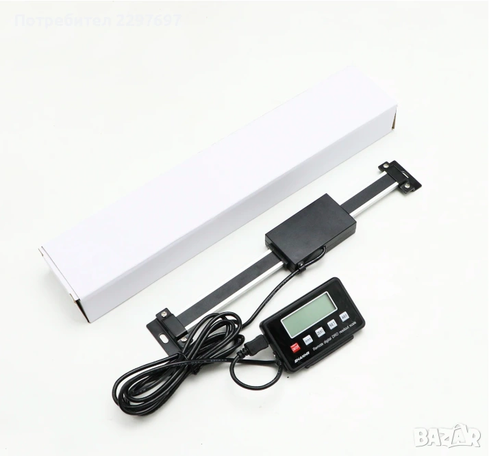 Точна цифрова Линейна скала 0-300 mm с LCD дисплей за фреза, струг, снимка 1