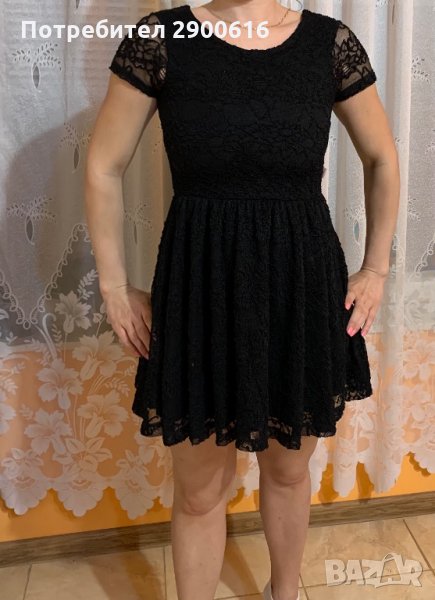 Черна елегантна рокля, снимка 1