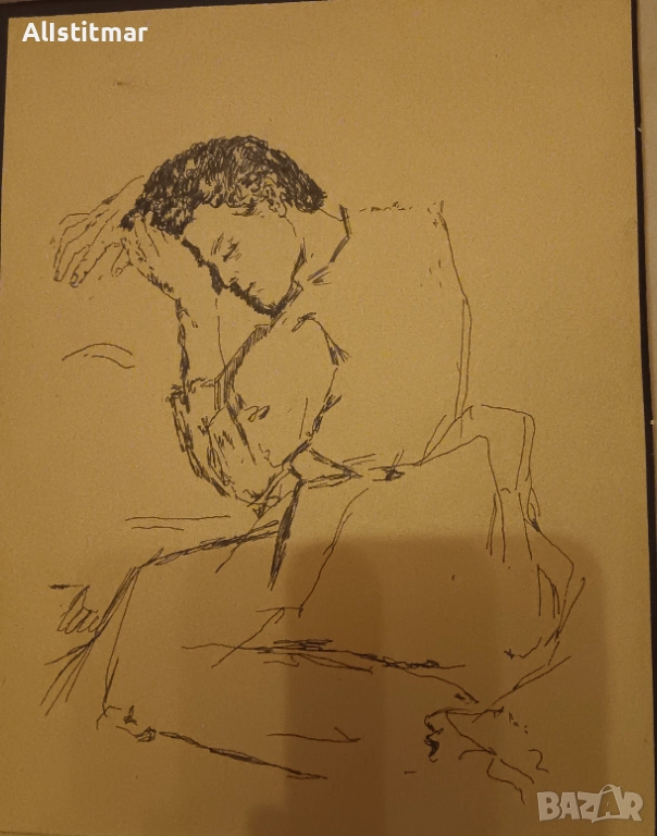 Рисунка, рамкирана, снимка 1