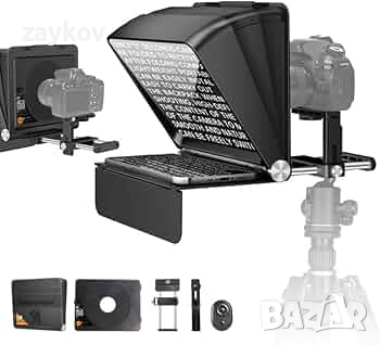 LENSGO TC7 II Сгъваем телесуфлер за камери - Преносимо Bluetooth, снимка 1