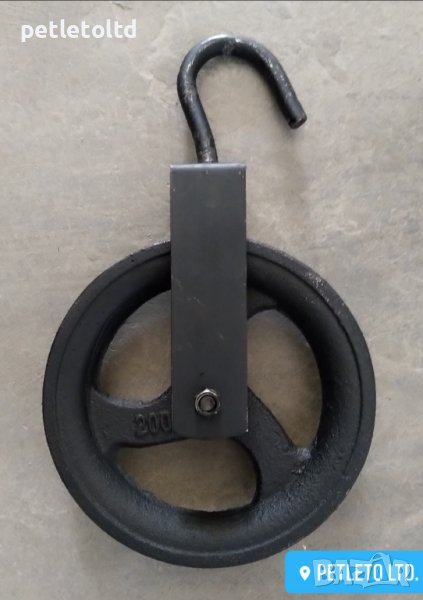 Макара с кука Ф 200 мм (тип строителна), снимка 1