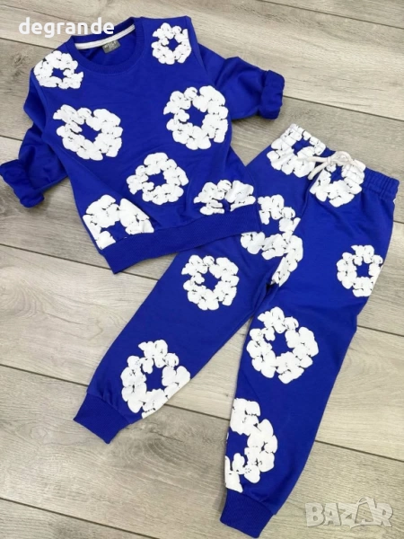 НАМАЛЕН Детски комплект с бели силиконови цветя, снимка 1