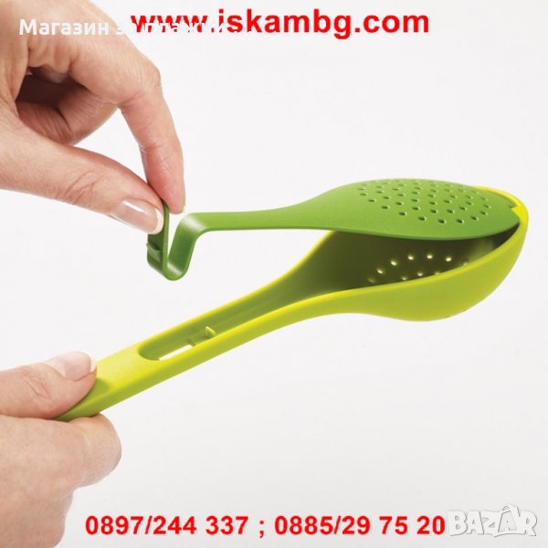 Лъжица с отделение за подправки, снимка 1