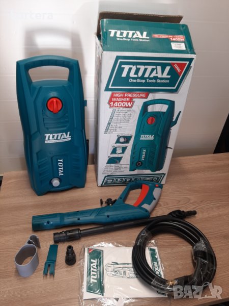 НОВА*Водоструйка Total TGT11316 1400W, 130bar - С 2г. гаранция, снимка 1