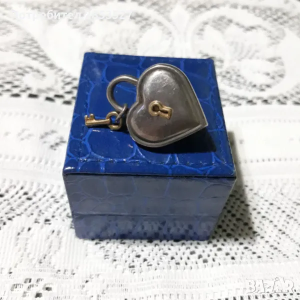 Посребрена Обеца, снимка 1