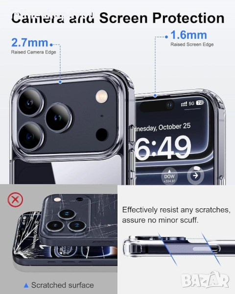 Прозрачен Кейс SPACE CASE за Apple iPhone 17 Pro / Max, снимка 1