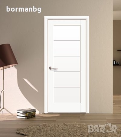 Борман Интериорна врата Мира Бял Мат , снимка 1