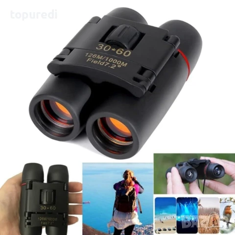 КОМПАКТЕН БИНОКЪЛ SAKURA 30X60, снимка 9 - Оборудване и аксесоари за оръжия - 50643816