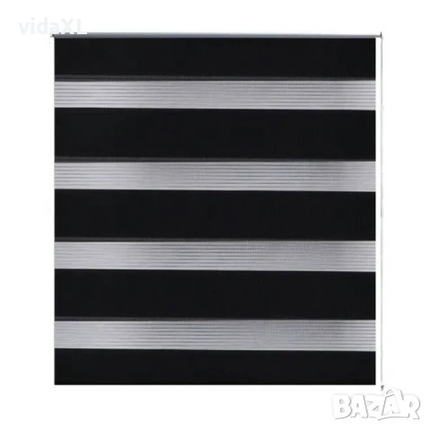 Щора "Зебра" 140 х 175 см, цвят черен（SKU:240224）, снимка 1