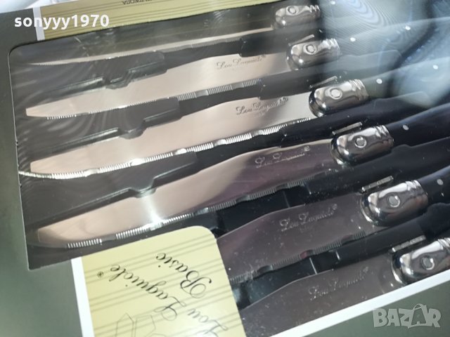 laguiole 6бр BLACK-knives france 0804211542, снимка 8 - Други ценни предмети - 32475201
